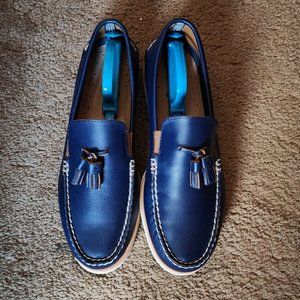 Men's Sperry Tasseled Loafer/Boat Shoe Blue Size 11D